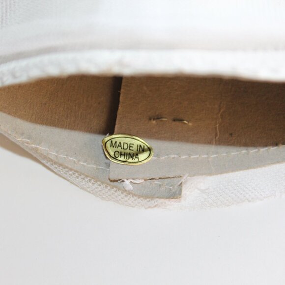 Vintage MCM Angel Cardboard Doll White Gold Tree Topper Christmas Ornament 6.5" - Picture 5 of 8